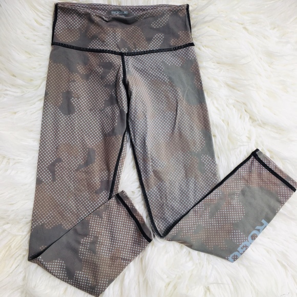 Rogue Pants - Rogue Fitness Leggings Green Camo Dot Print Athletic Leggings Size XS